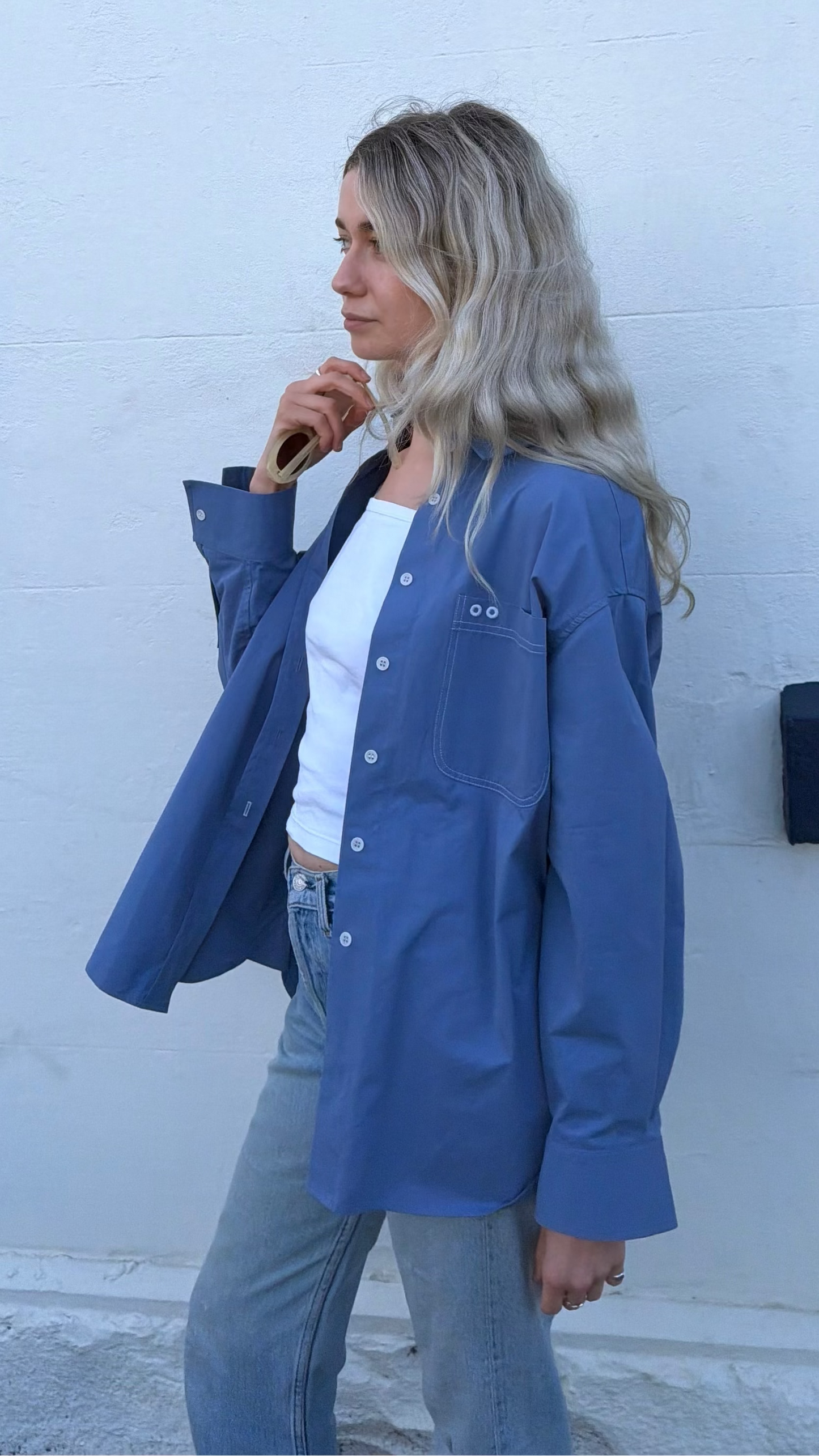 The OO Shirt — Cornflower