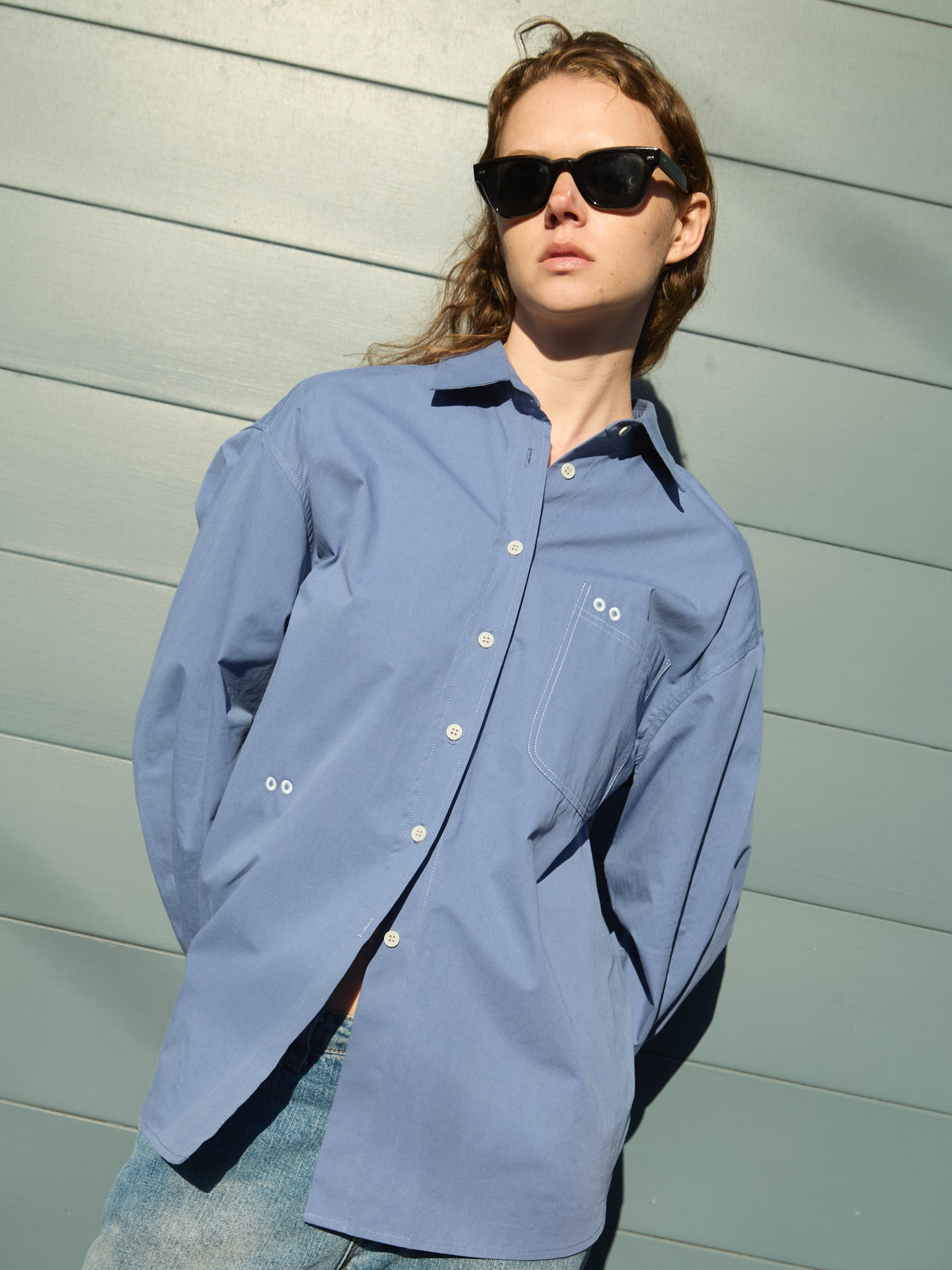The OO Shirt — Cornflower